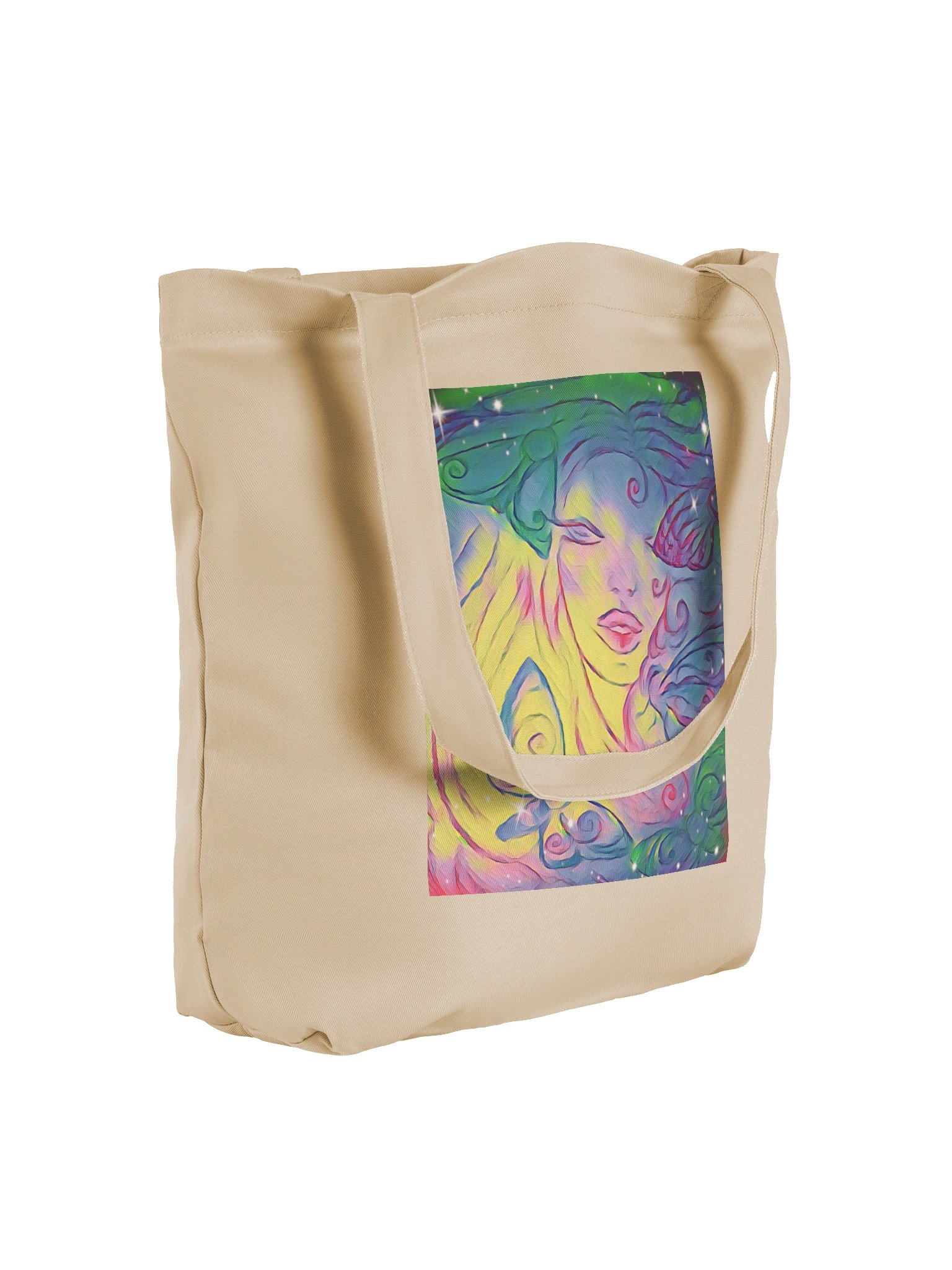 Aleia Radiant Rainbow Moth Canvas Bag product image (4)
