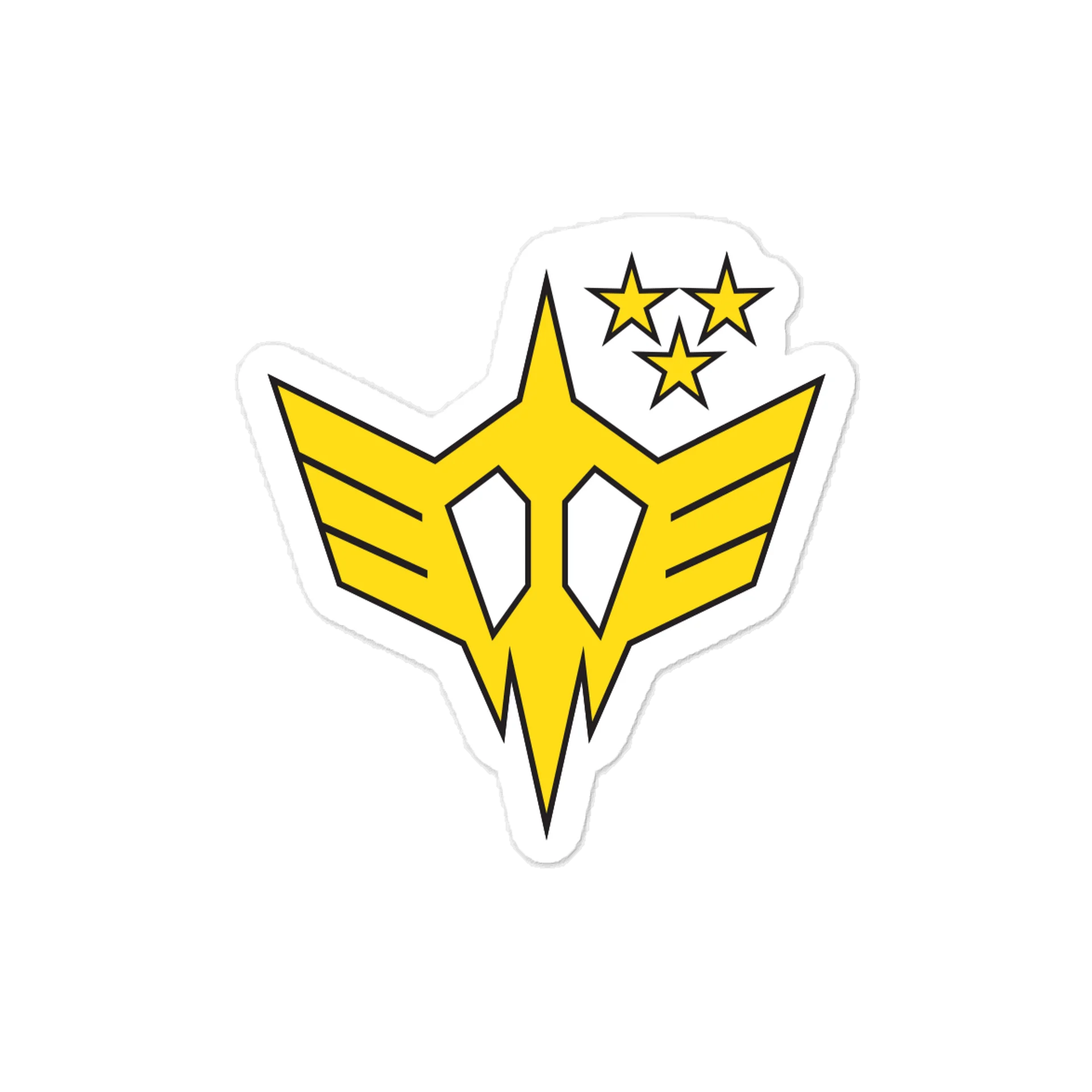Black Tri-Stars Stickers product image (1)