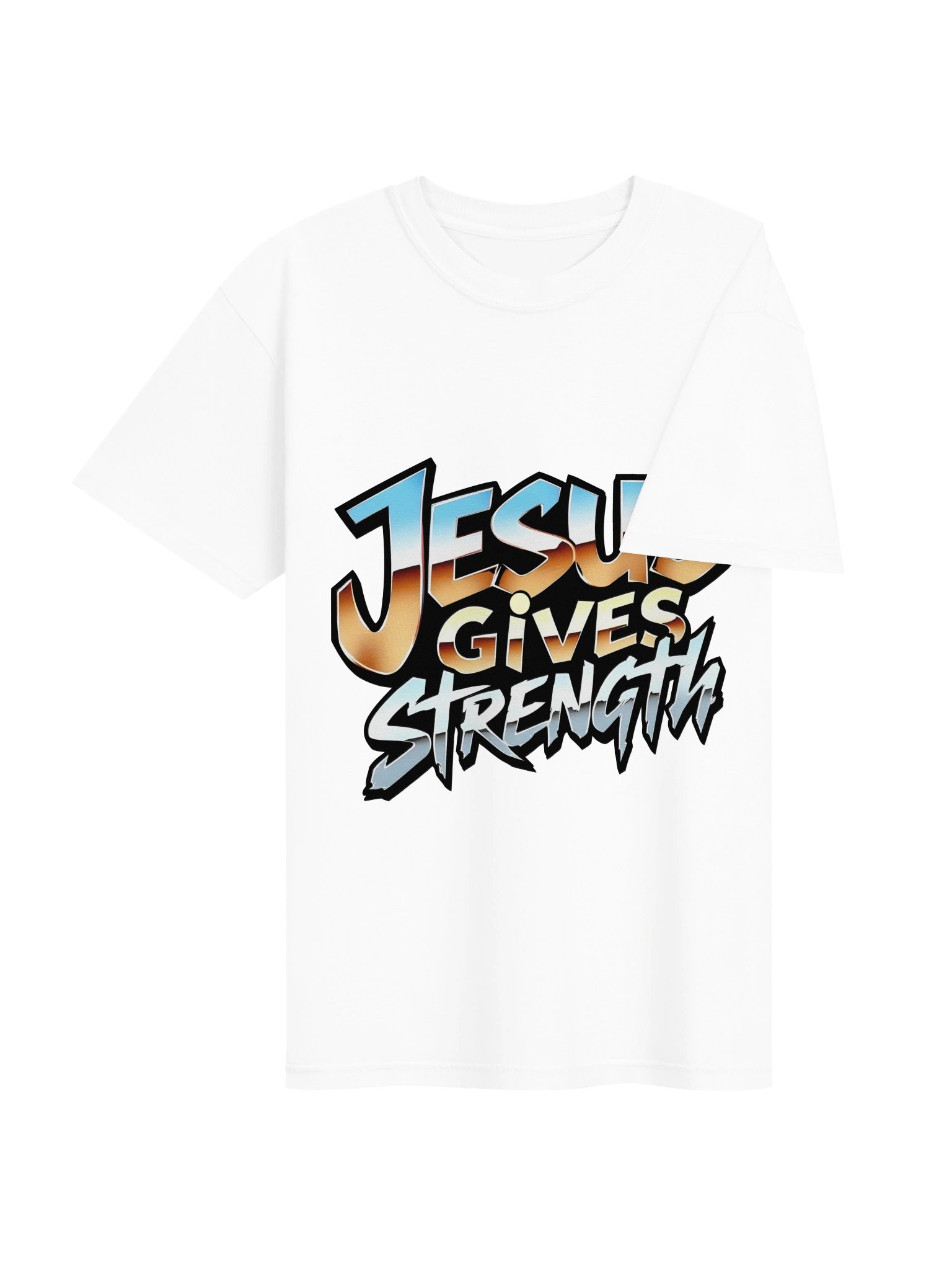 Jesus Gives Strength Workout T-shirt product image (9)