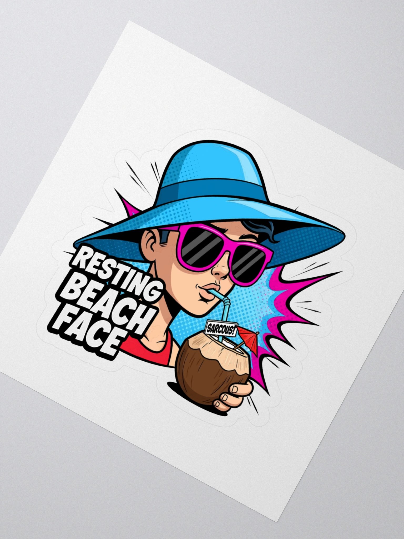 Sarcastic Beach Vibes Sticker Pack product image (2)