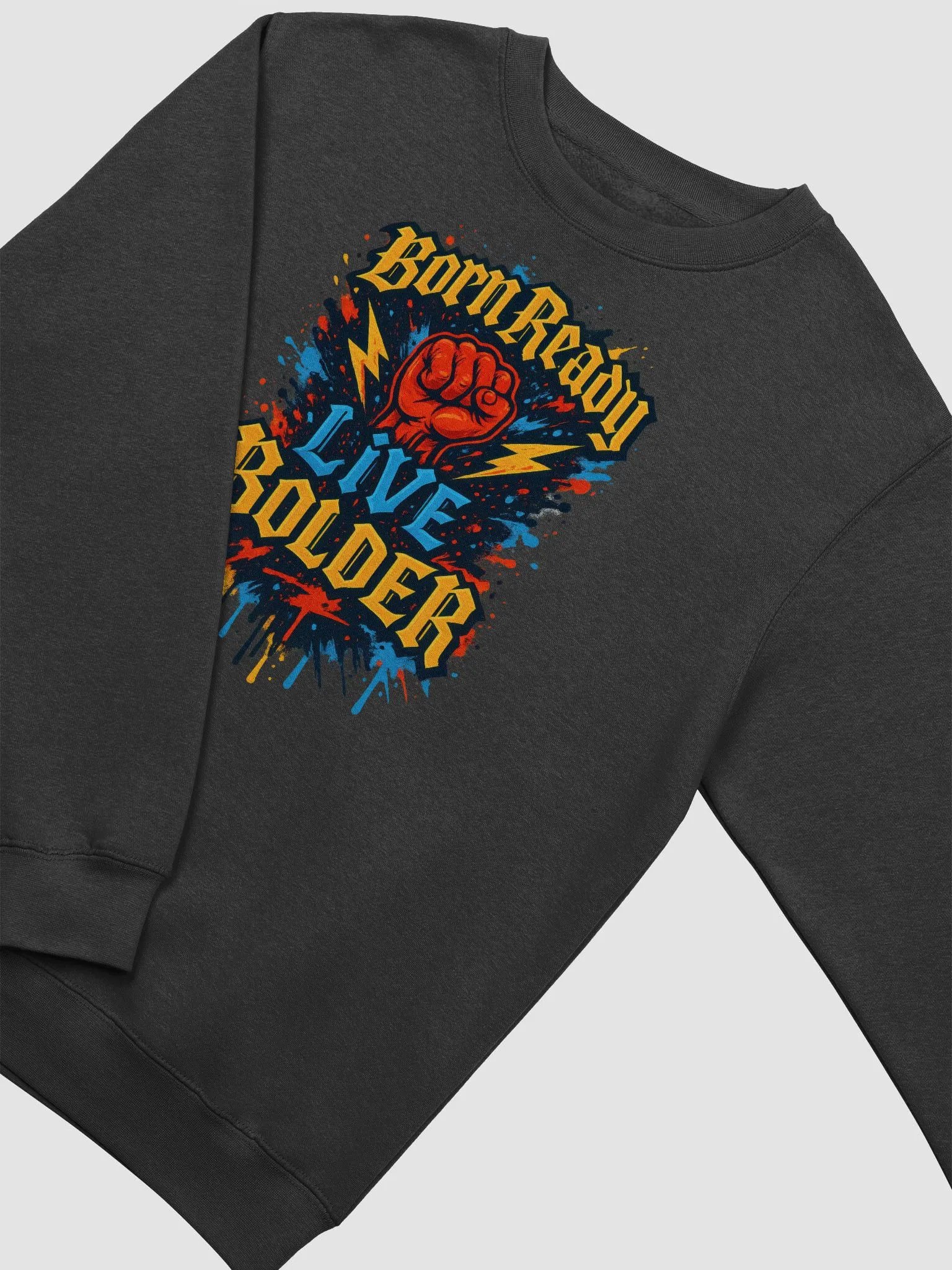 Born Ready Lightning Fist Crewneck product image (14)
