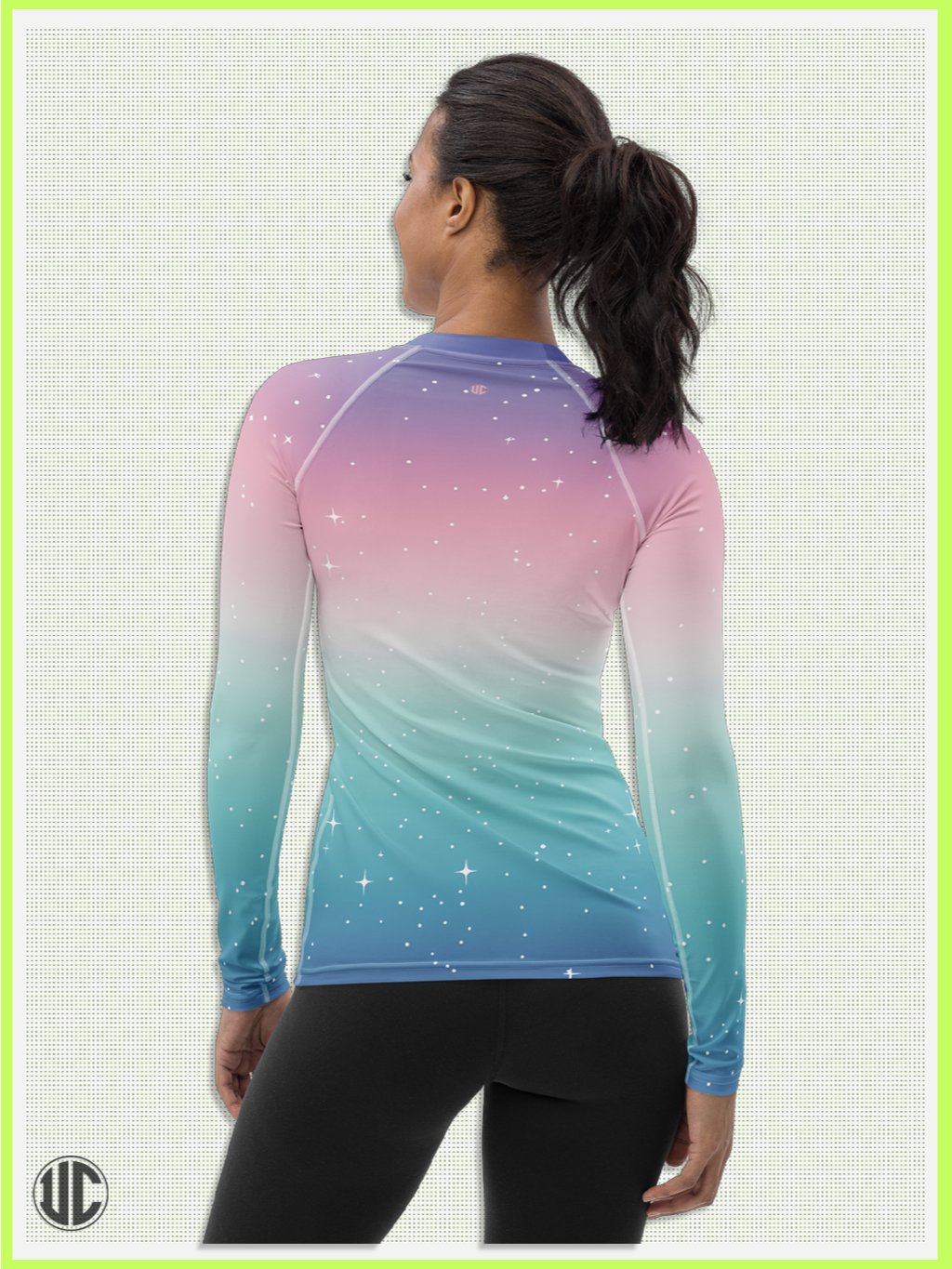 Celestial Glow – Women’s Rash Guard product image (2)