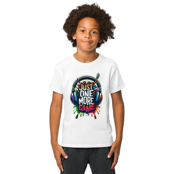 Just One More Game Graphic Youth Tee product image (41)