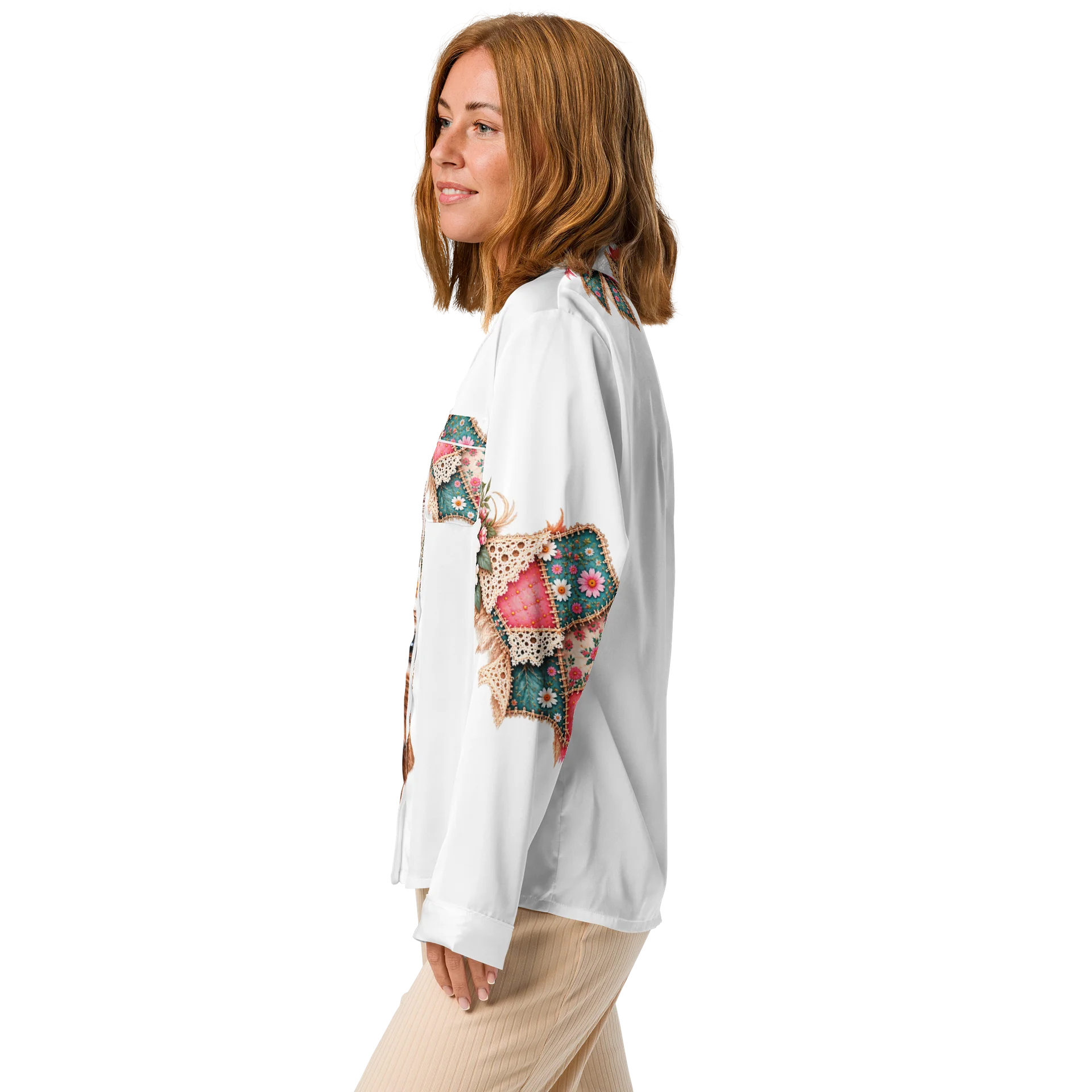 Lil’ Daisy Patchwork Dreams Pajama Top product image (4)