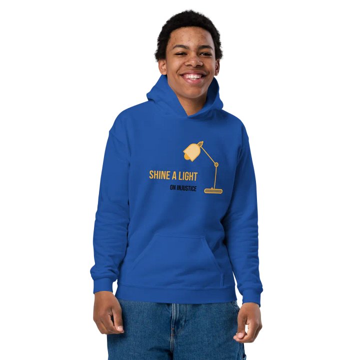 shine a light on injustice kids' hoodie product image (2)