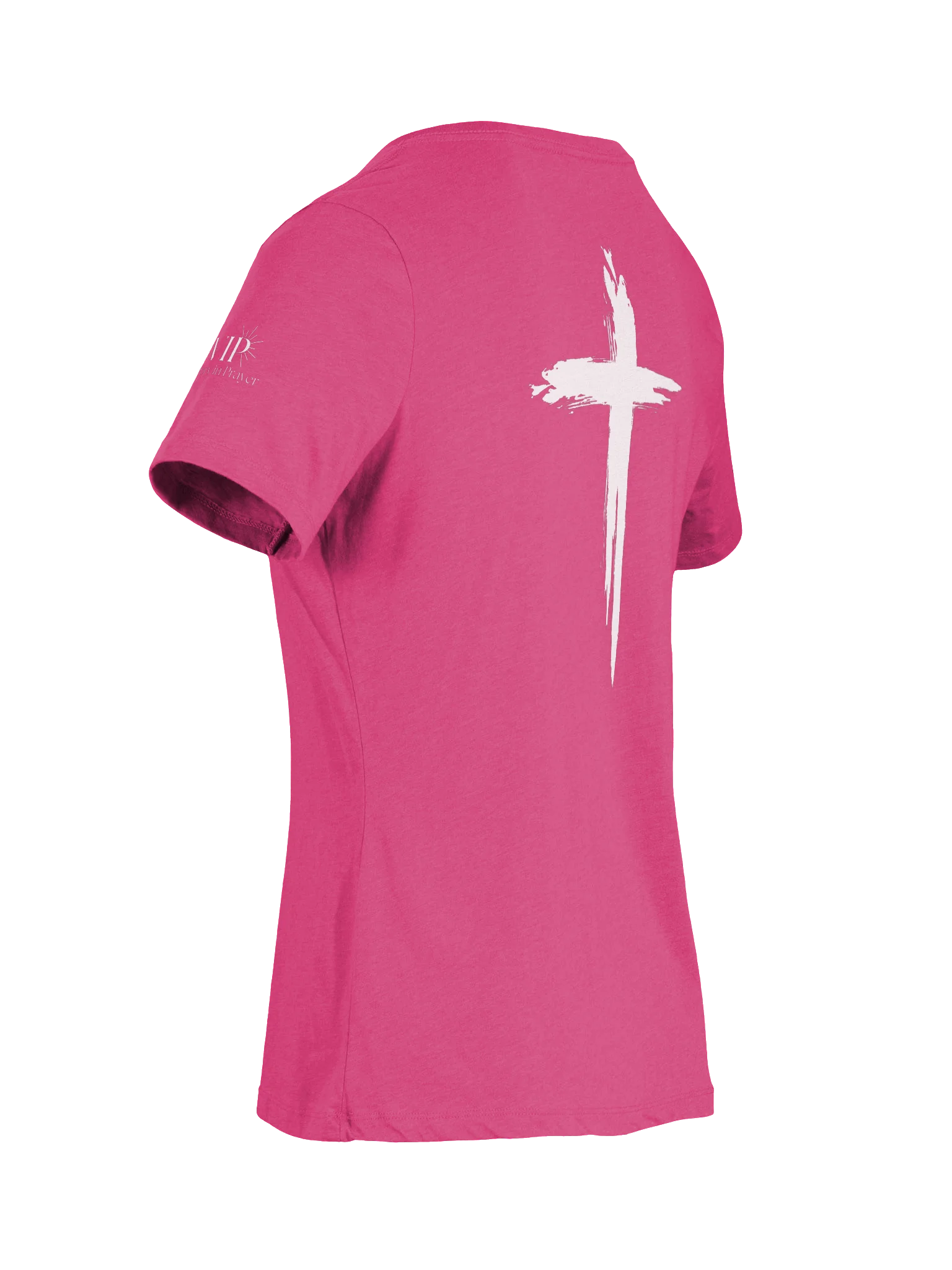 VIP Victory in Prayer Breast Cancer Awareness "Pray, Believe, Fight, Victory!" Womens V-Neck Tee product image (8)