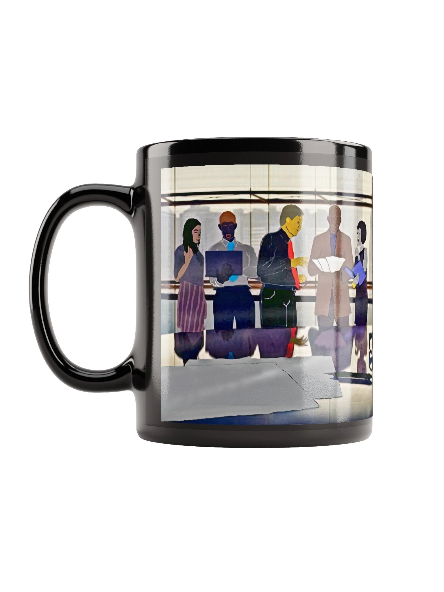 Cityscape Office Silhouettes Mug product image (12)