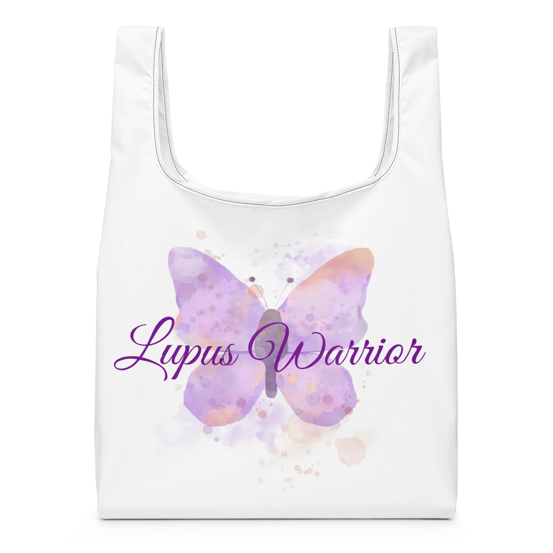 Lupus Warrior Butterfly Tote Bag product image (4)