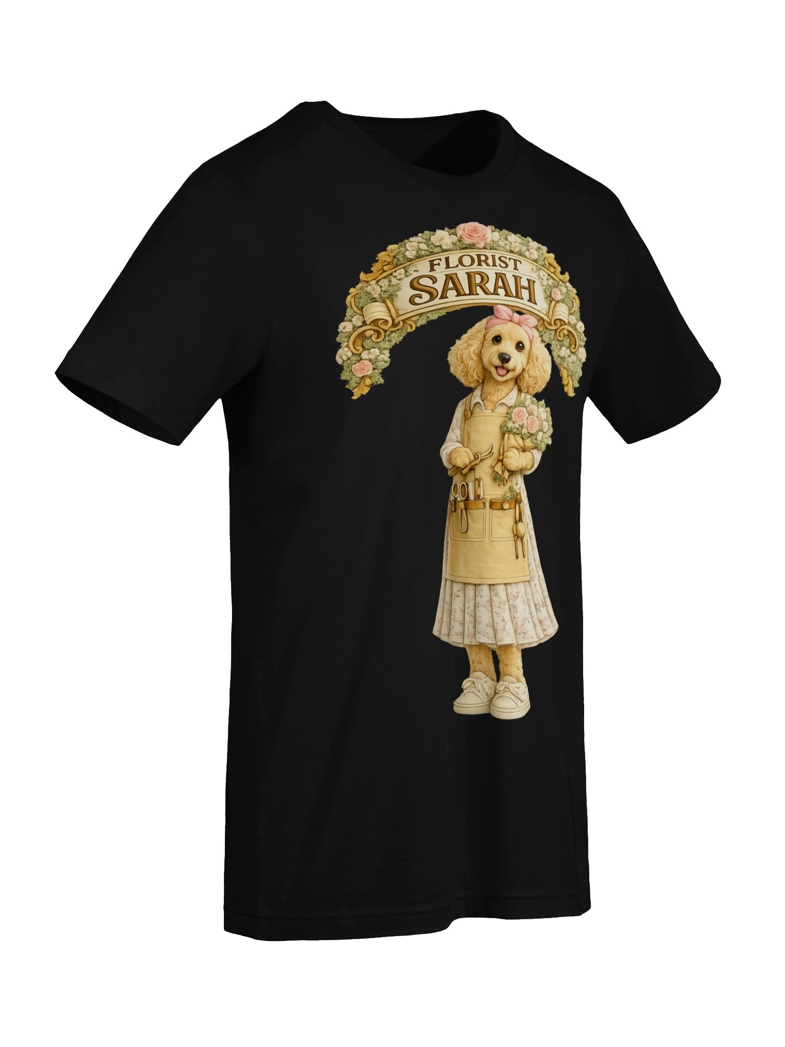 Florist Sarahi Dog Graphic Adult Tee product image (7)