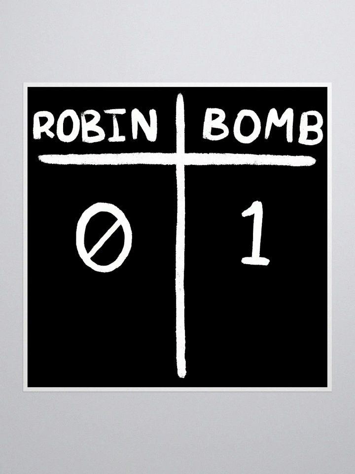 Robin 0 | Bomb 1 Sticker product image (1)