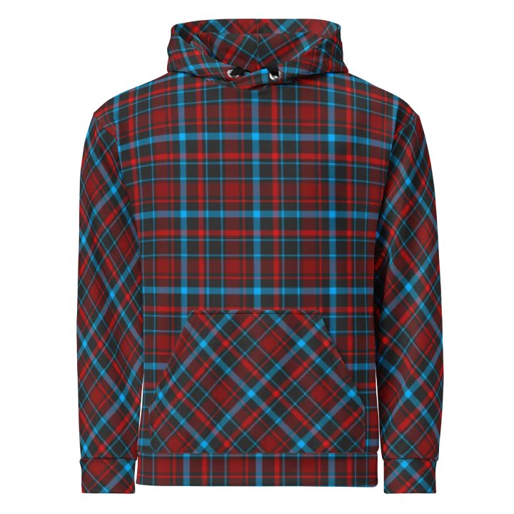 Jonny Rockford Branded Tartan Hoodie product image (1)
