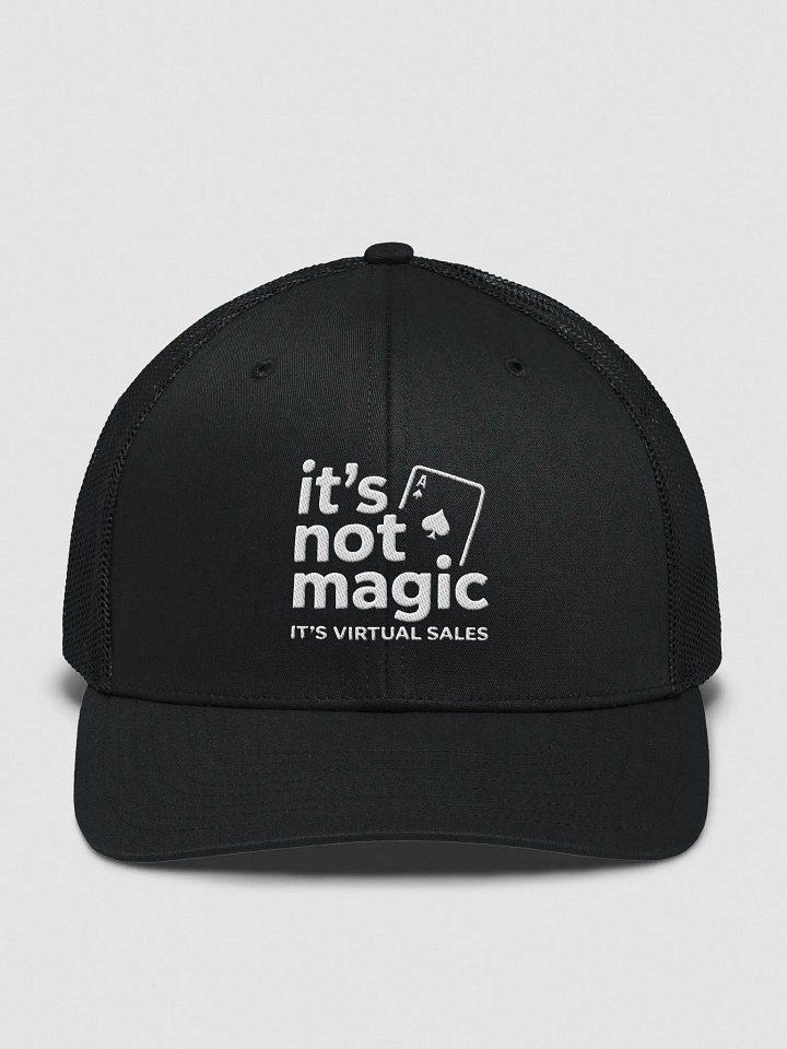 "It’s Not Magic" Virtual Sales Trucker Hat – Multicolor Edition product image (4)
