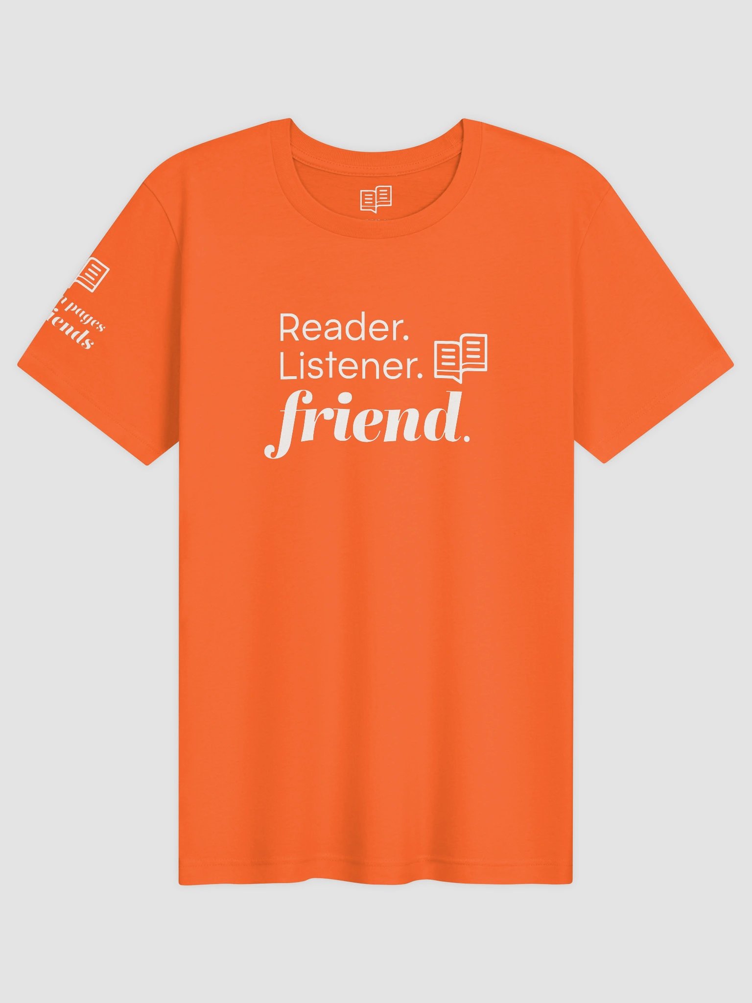 BP&F Reader. Listener. Friend. | Printed Tee (Bella Canvas) product image (1)