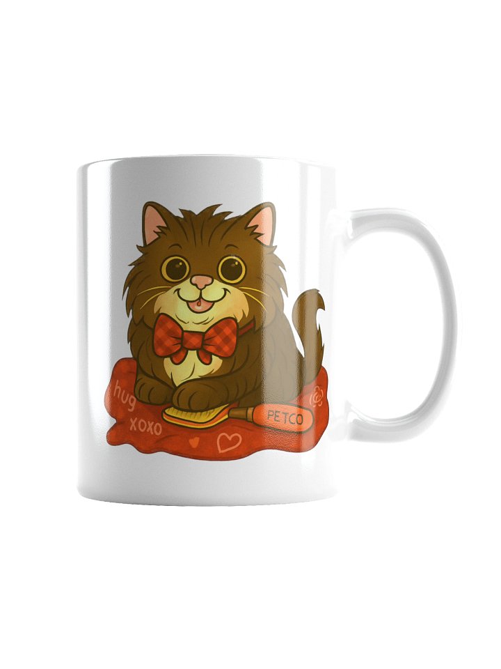 Mali the Axe Cat White Glossy Mug product image (1)