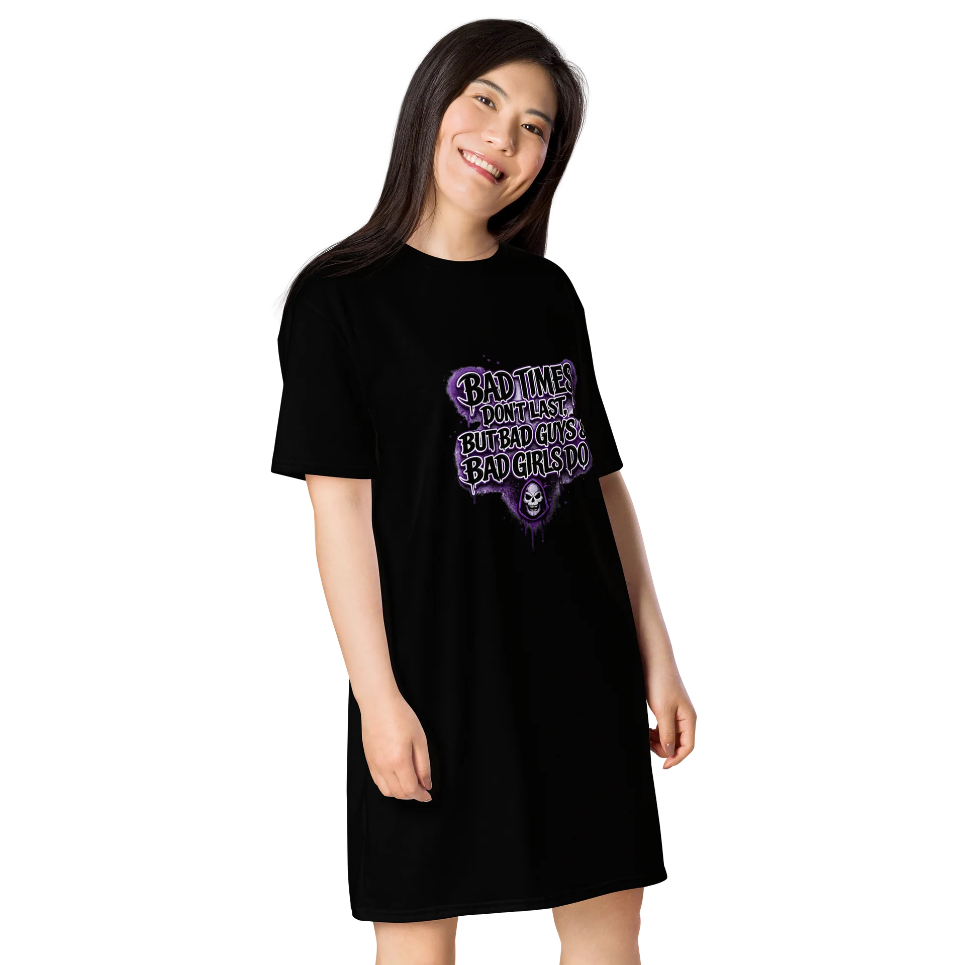 ''Bad Times Don't Last'' T-Shirt Dress product image (4)