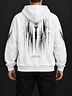 BLAVK NOCTURNE Graphic Hoodie — White
