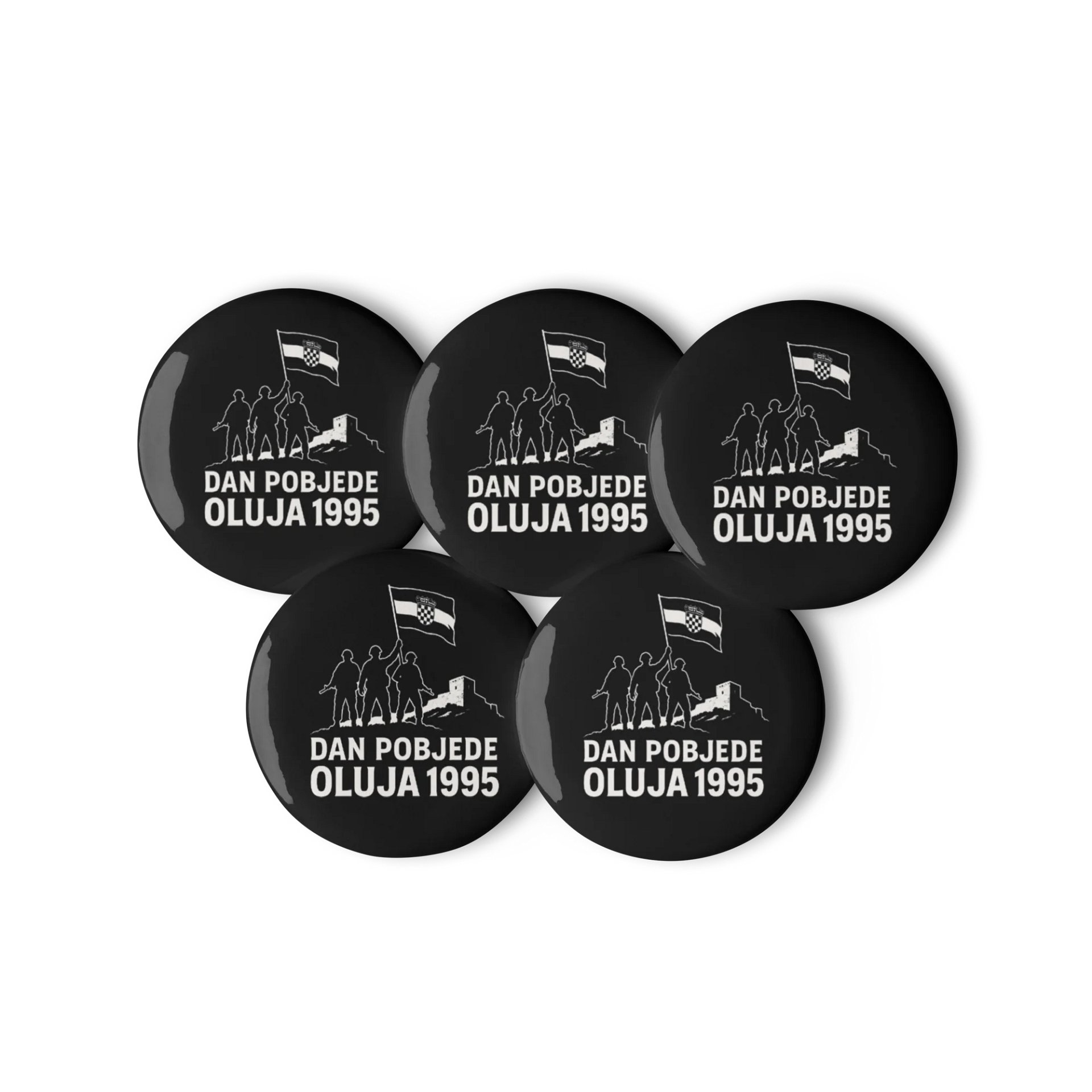DAN POBJEDE -OLUJA 1995 ; KOMPLET 5 BEDŽEVA product image (2)