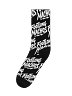 Footlong Nachos Simple Logo Pattern Socks