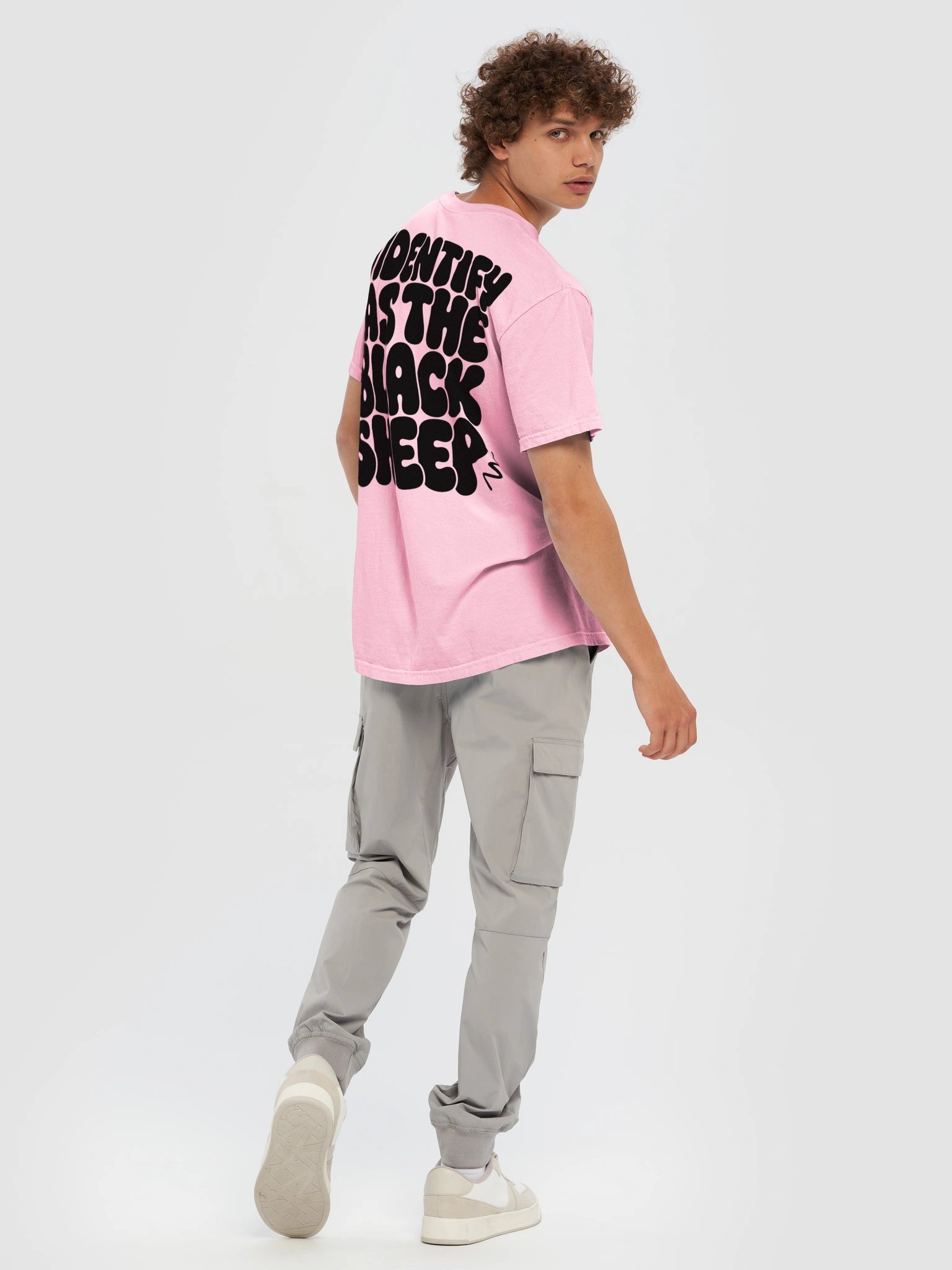 I Identify as the Black Sheep Tee (Front and Back Print) light product image (22)