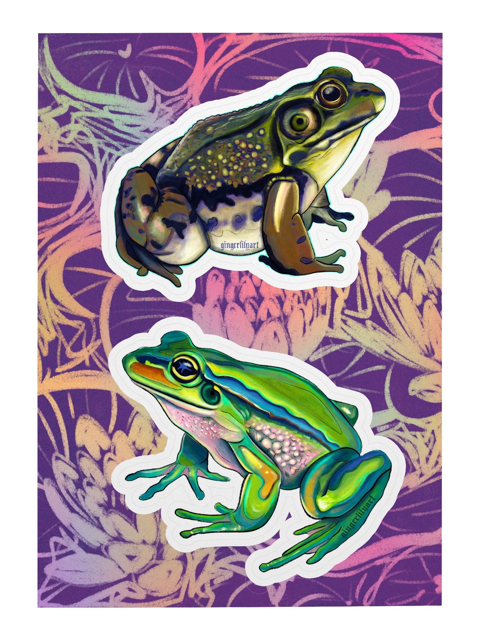 frog sticker duo product image (3)