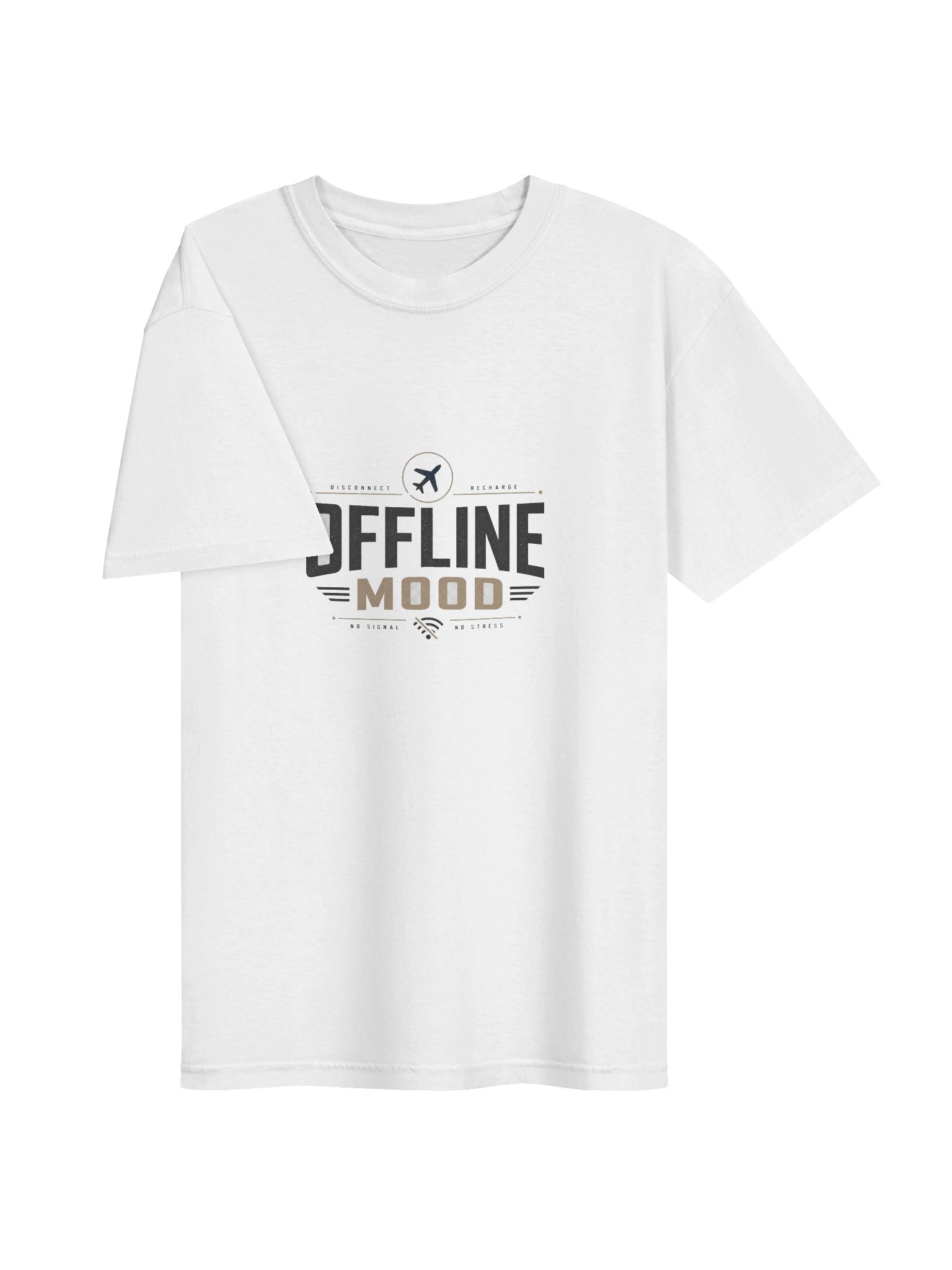 Offline Mood Graphic Tee – Disconnect & Recharge T-Shirt product image (3)