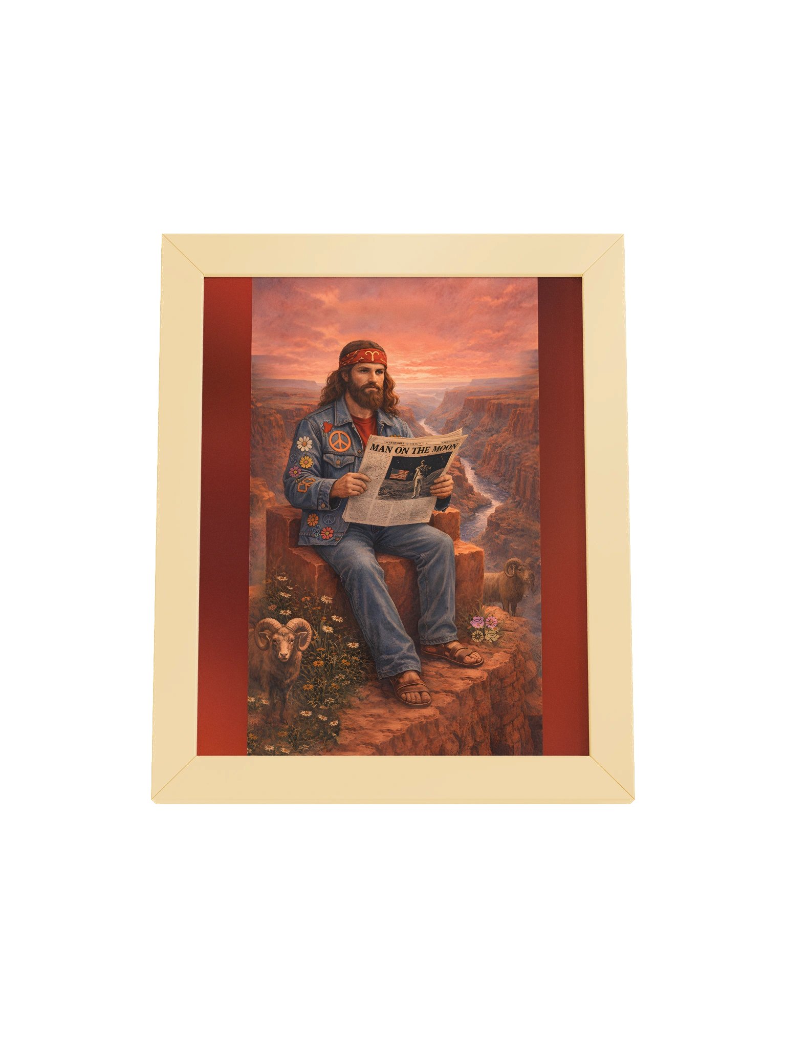 4 The Emperor Tarot Art Framed Poster product image (1)