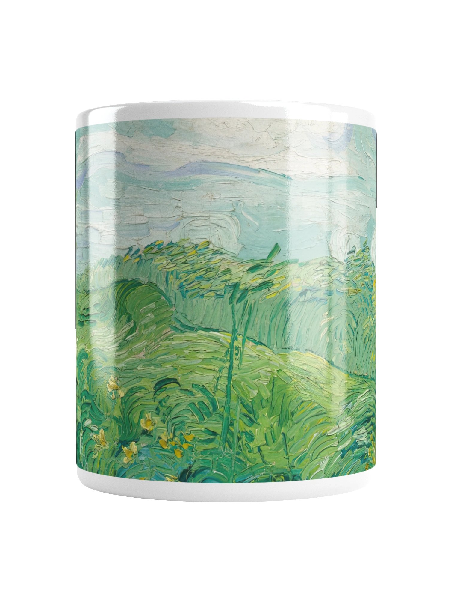 Green Wheat Fields, Auvers Mug product image (3)