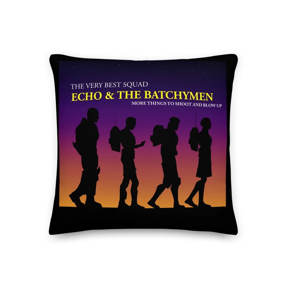 Echo & the Batchymen Pillow product image (7)