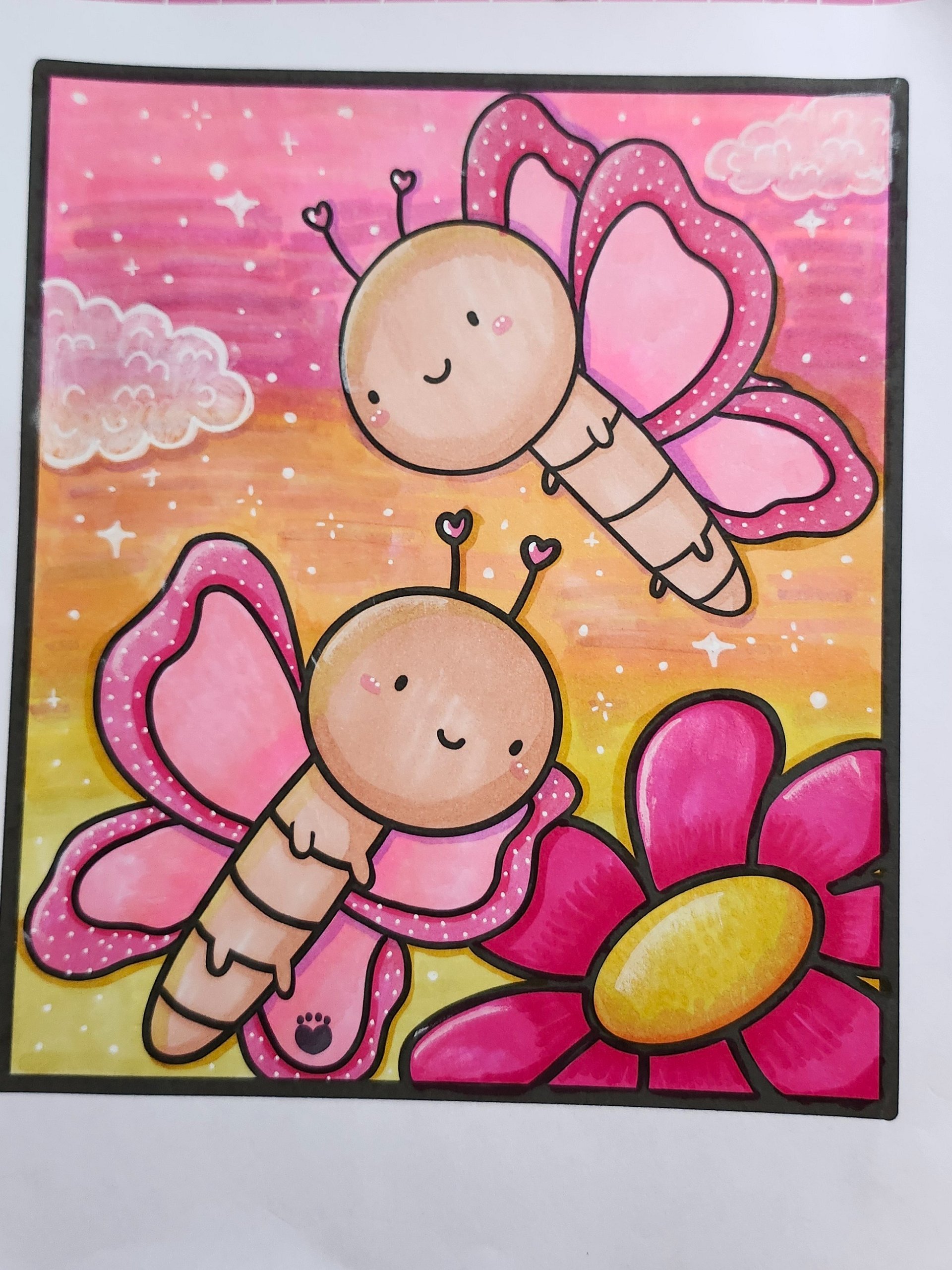 Butterfly coloring page product image (1)