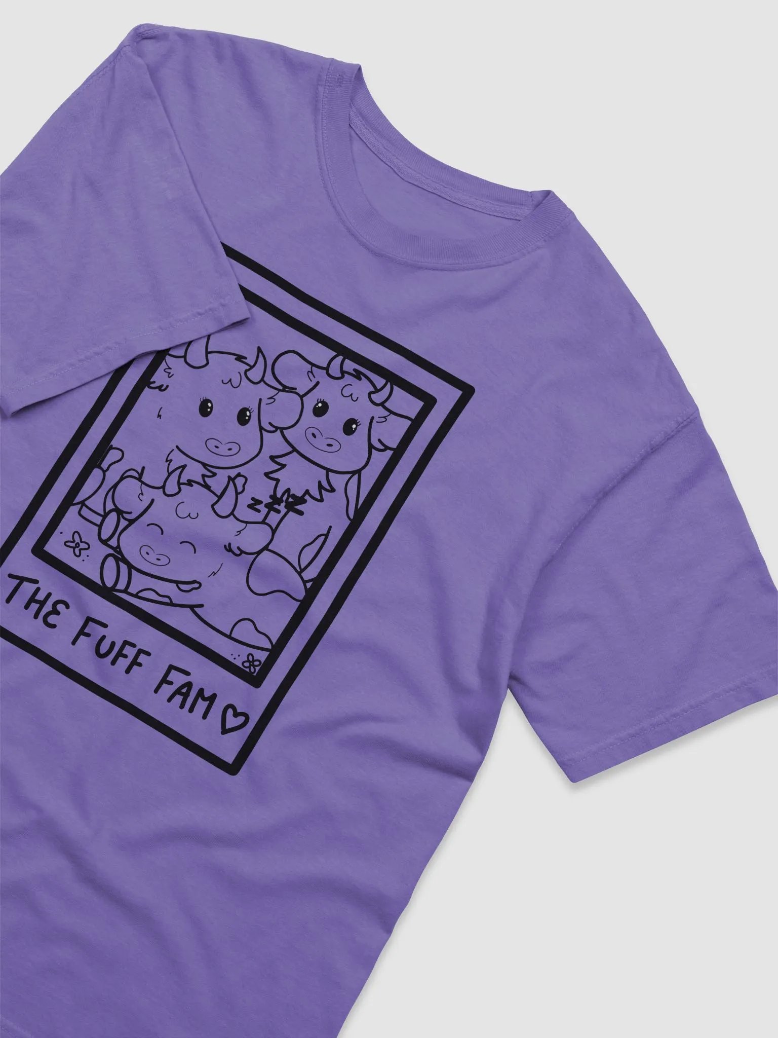 Fuff Fam Polaroid T-Shirt (outline) product image (4)