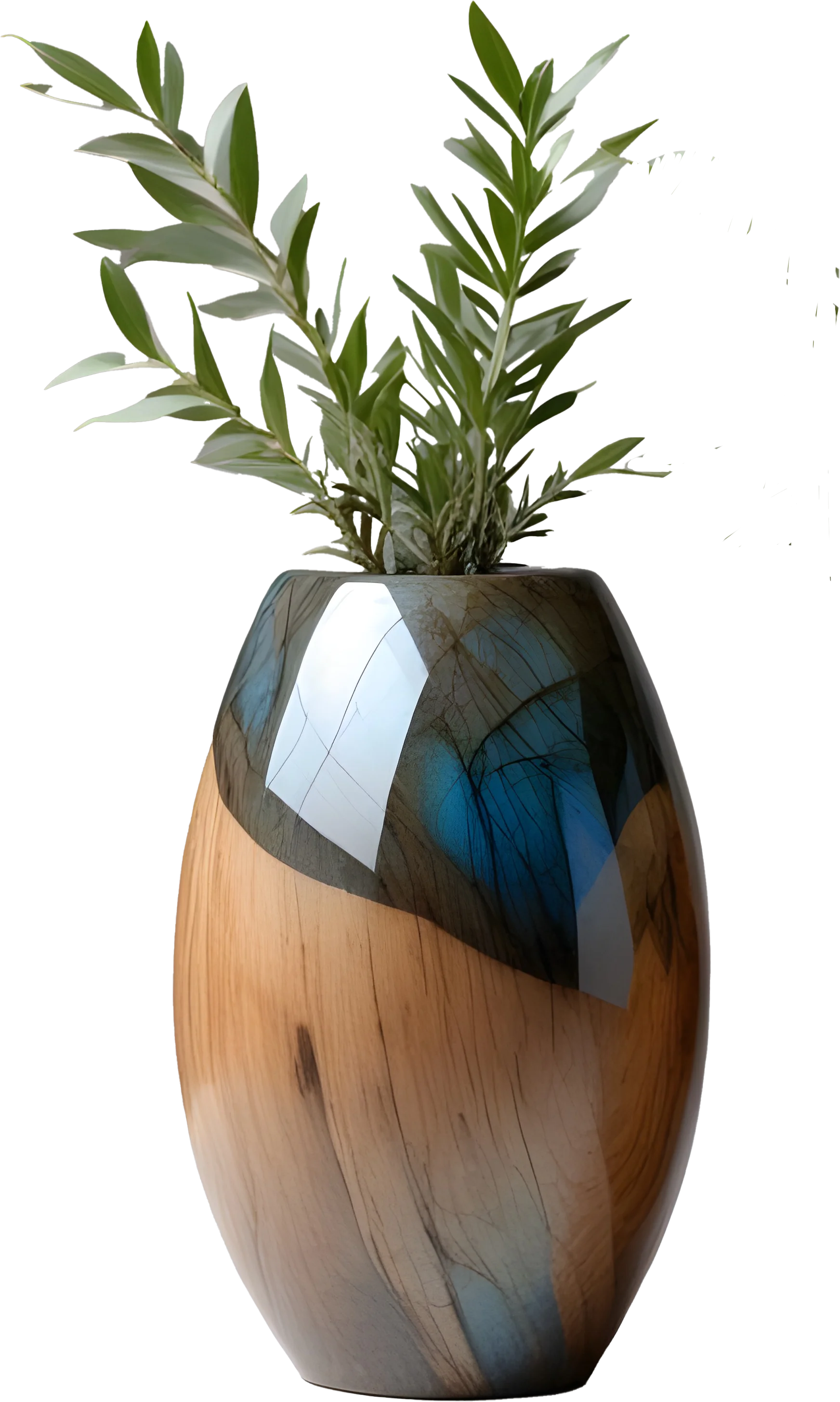 Rustic Elegance – Artisan Vase PNG product image (1)