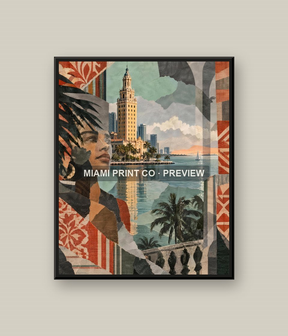 Freedom Tower and Two Shores | Framed Art Print product image (1)