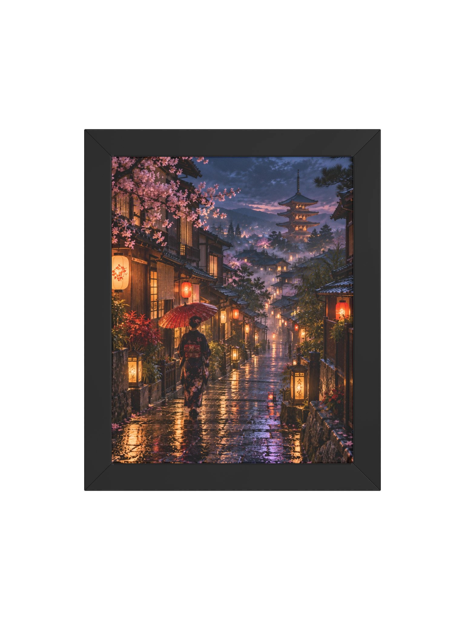 Kyoto After Rain — Framed product image (4)