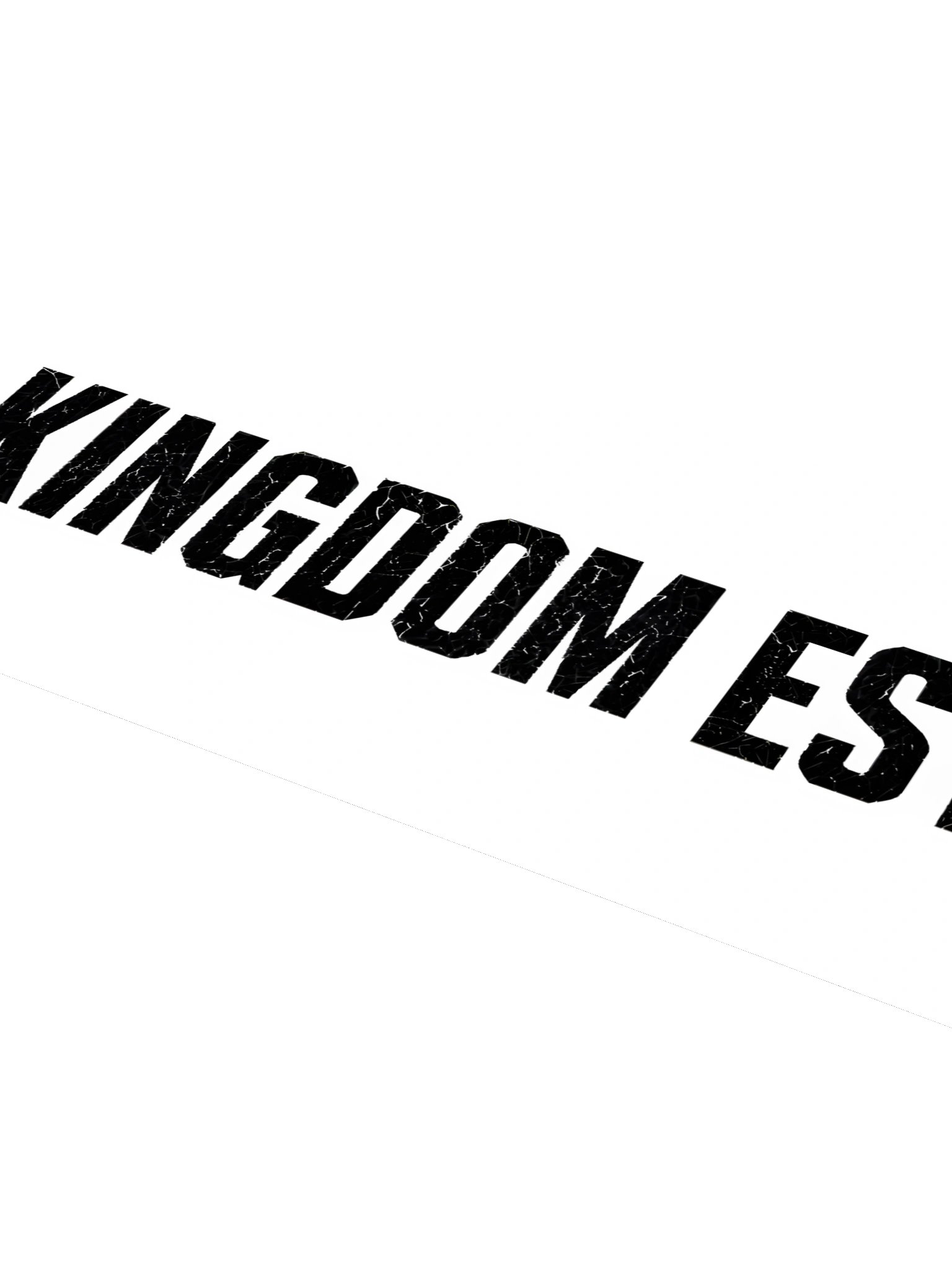 KINGDOM EST. Sticker 15″ x 3.75" product image (4)
