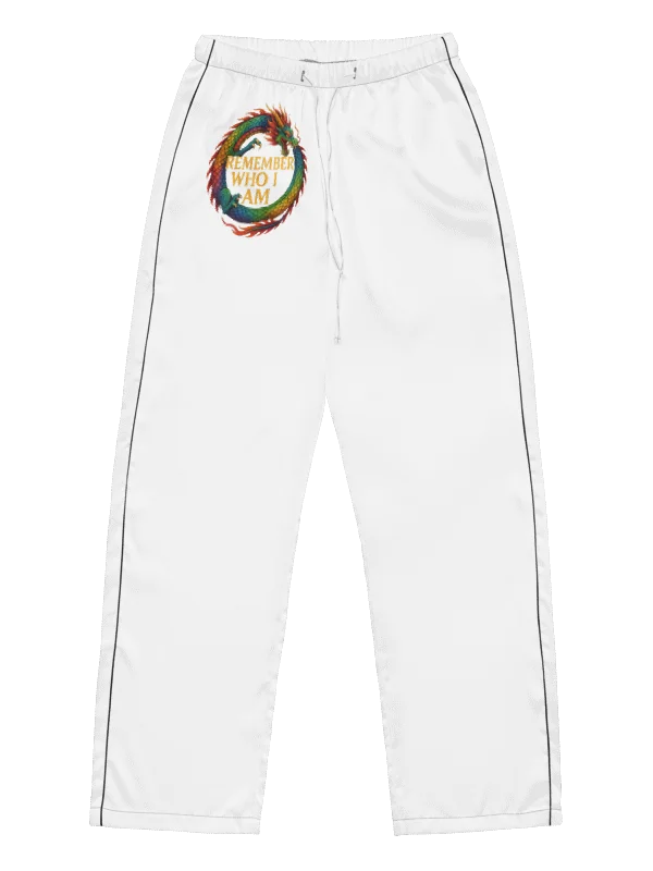 🔥 Remember Who I Am – Silky Pyjama Bottoms Dream-coded comfort for soul-led sleepers. product image (1)