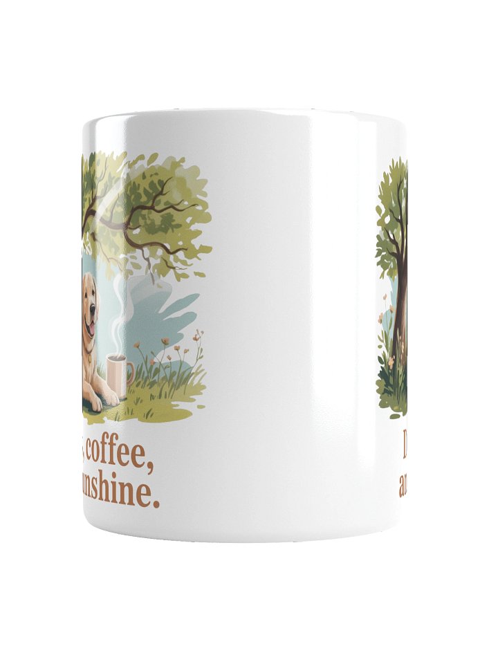 Dogs Coffee and Sunshine Mug – Nature Inspired Dog Design product image (4)