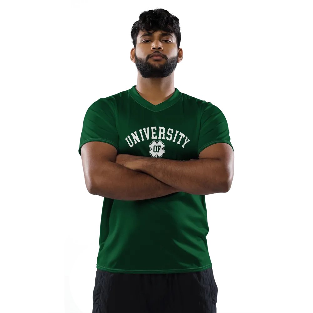 University of Shenanigans ☘️ 100% Recycled Unisex Sports Jersey ♻️ product image (2)