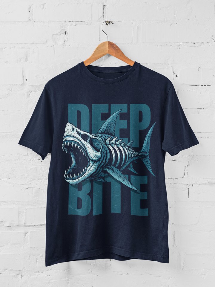 Shark Skeleton Graphic T-Shirt product image (1)