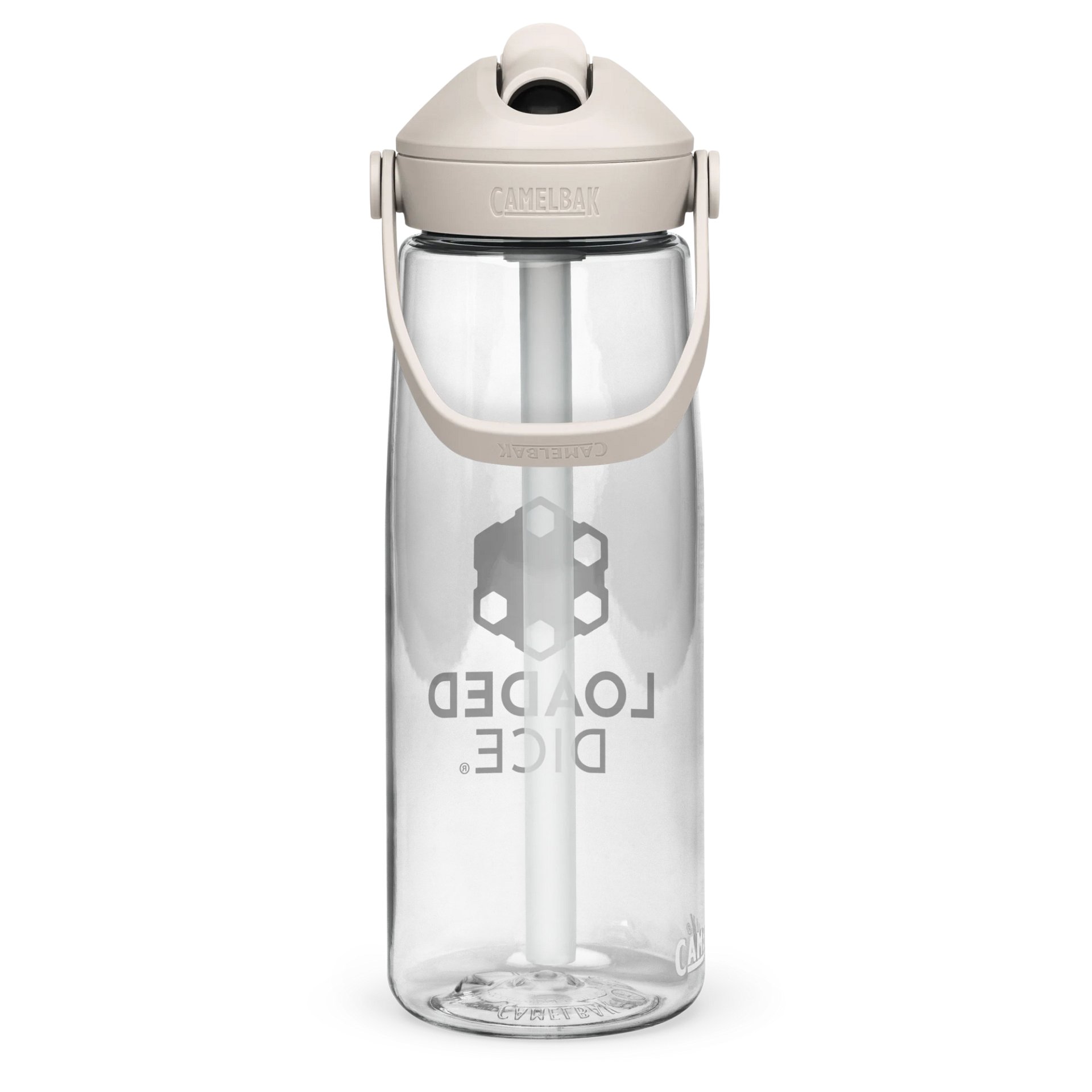 Loaded Dice Graphic Water Bottle White product image (4)