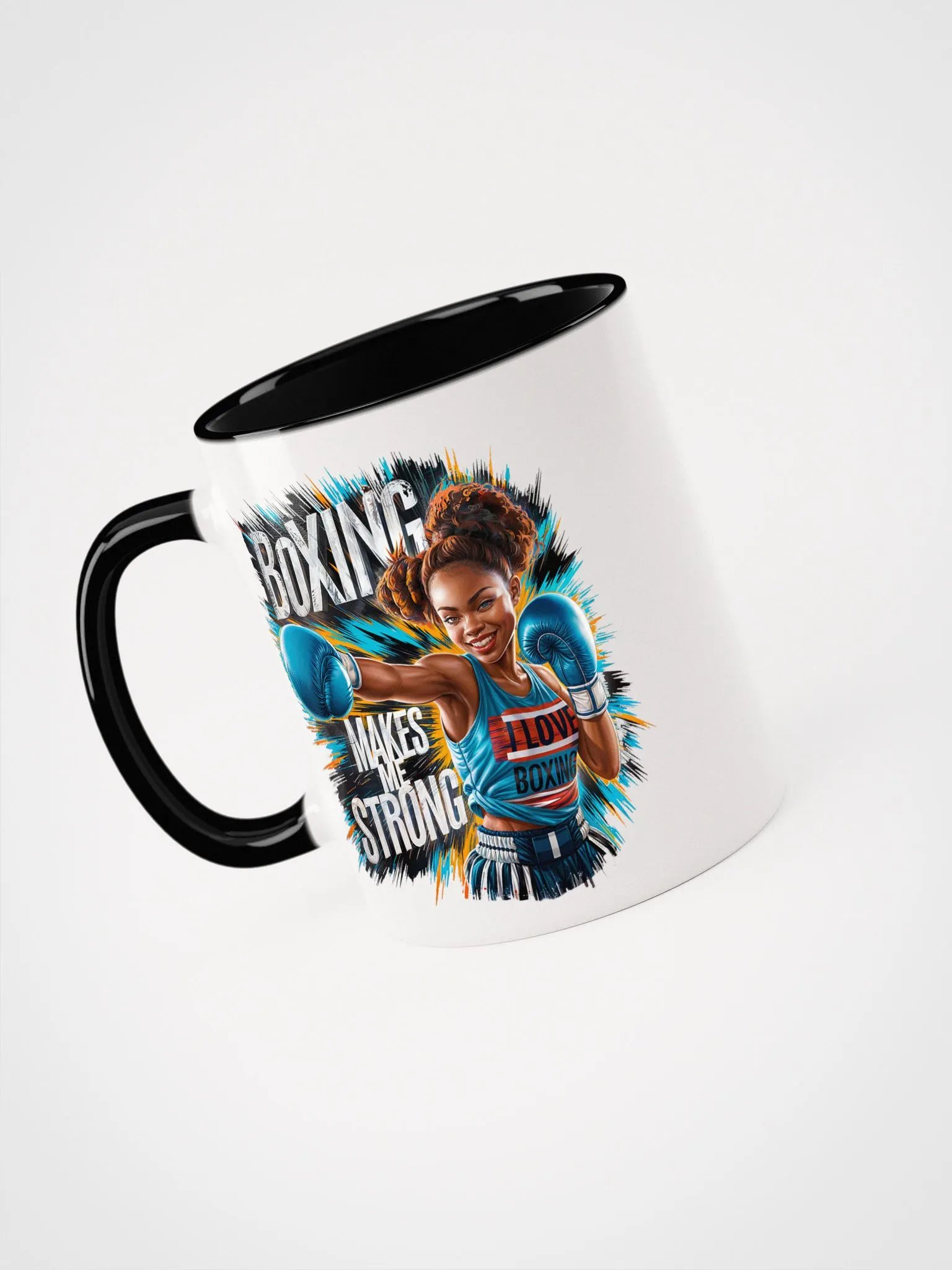 Boxing Girl Ceramic Mug product image (3)