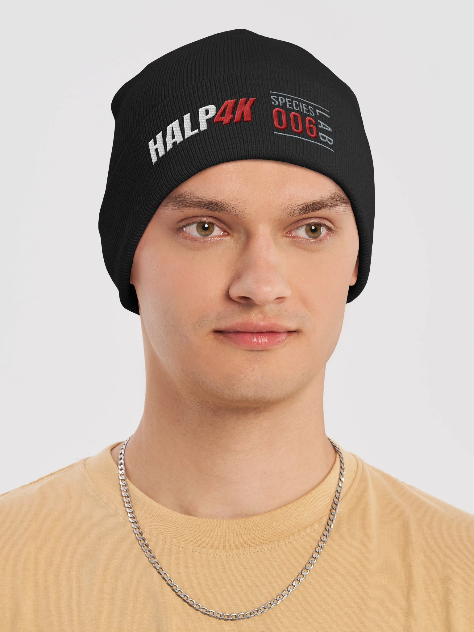 Gorro HALP4K Species Lab 006 – Bordado Negro product image (6)