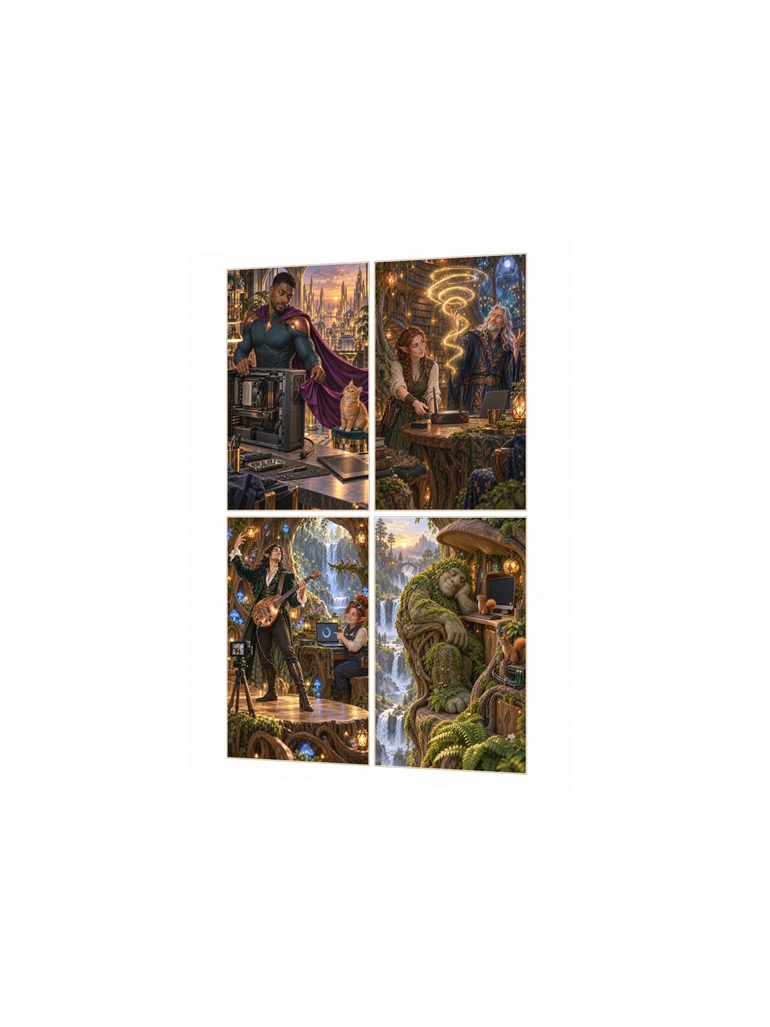 Fantastic Support Small Art Print product image (2)