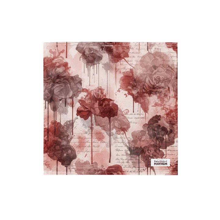 Drip Floral All-Over Bandana product image (1)