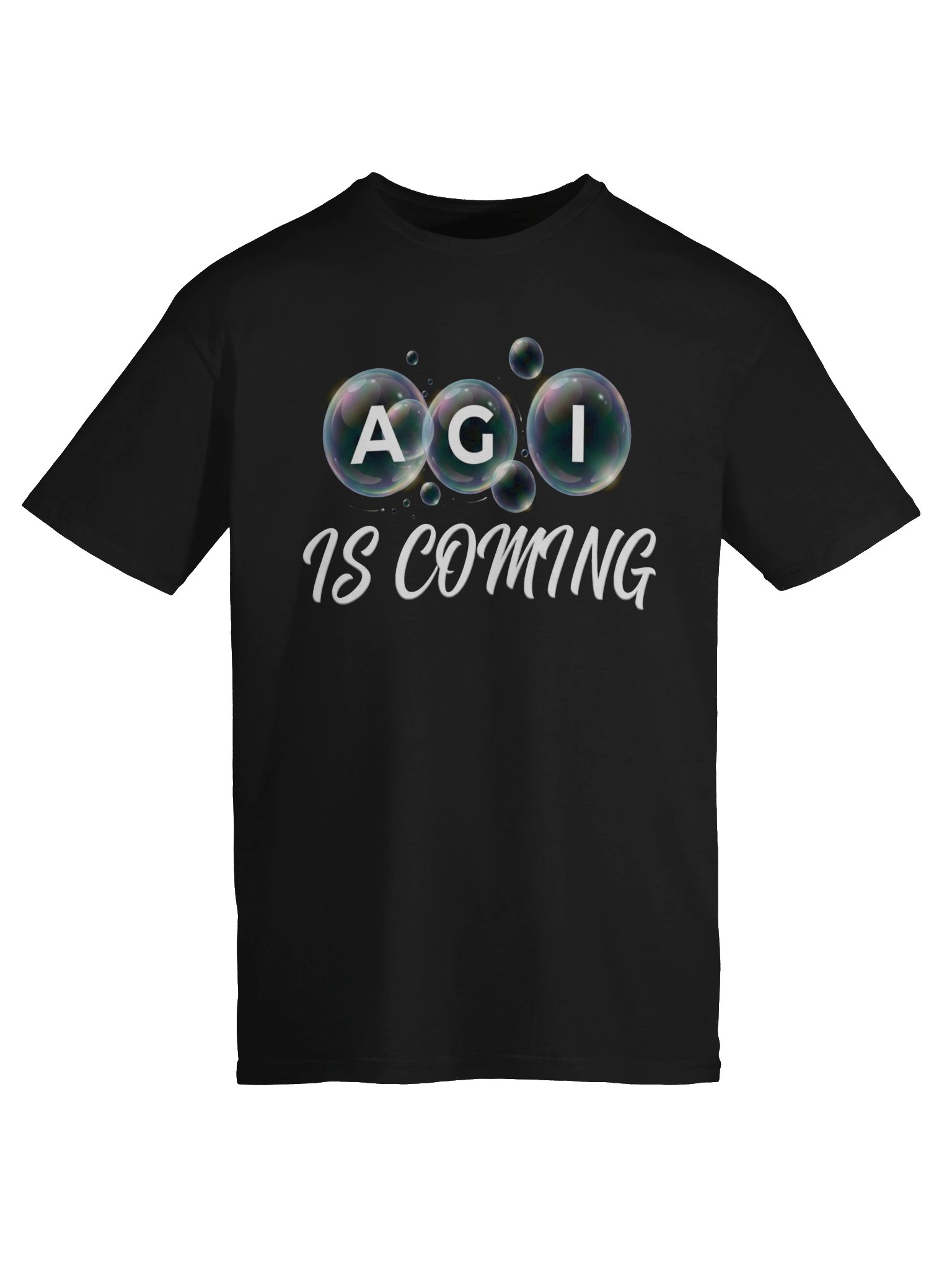AGI IS COMING | AI Hype, Future Anxiety & Artificial General Intelligence Meme T-Shirt product image (67)