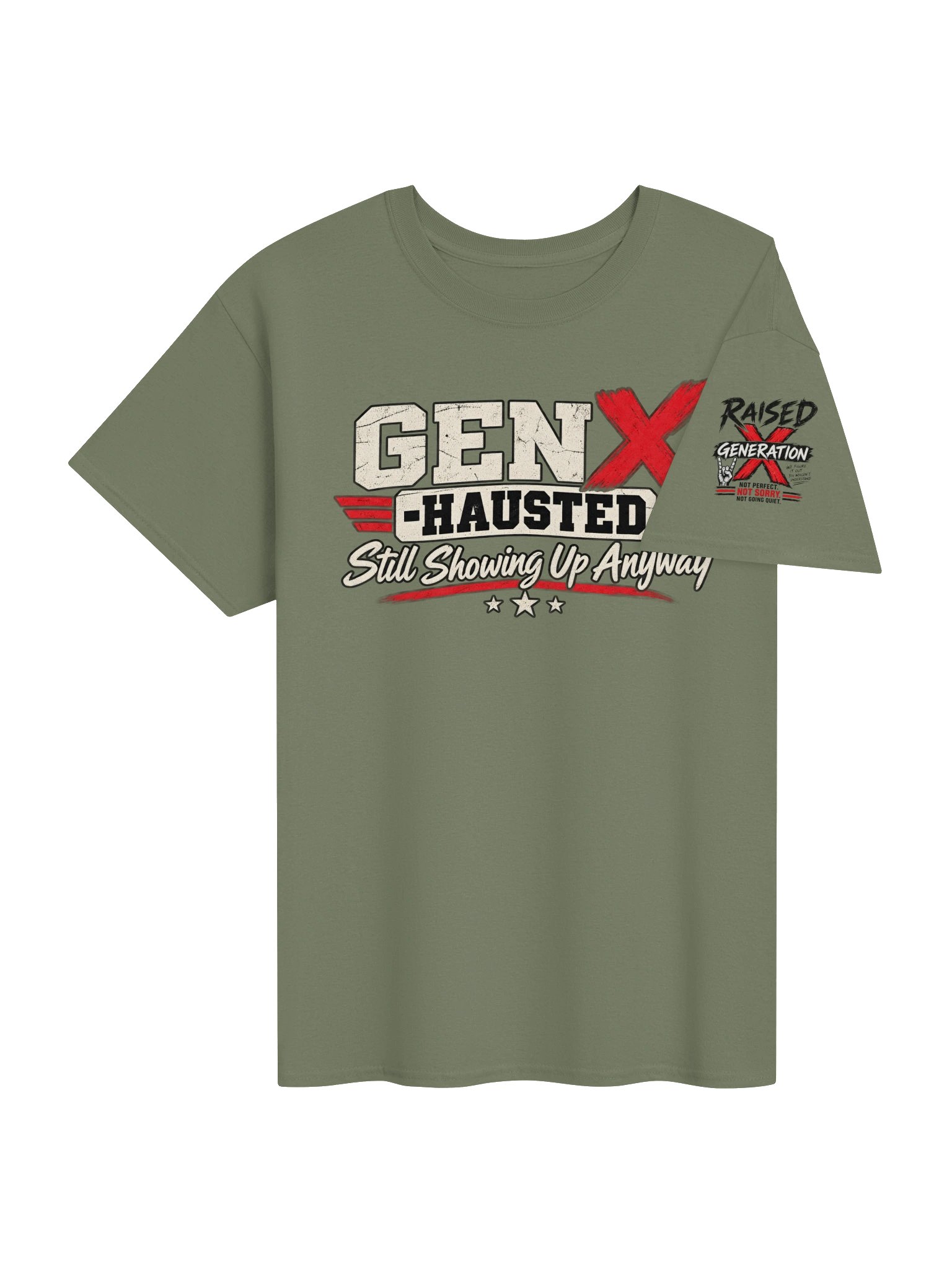 GEN X-HAUSTED — Still Showing Up Anyway product image (16)