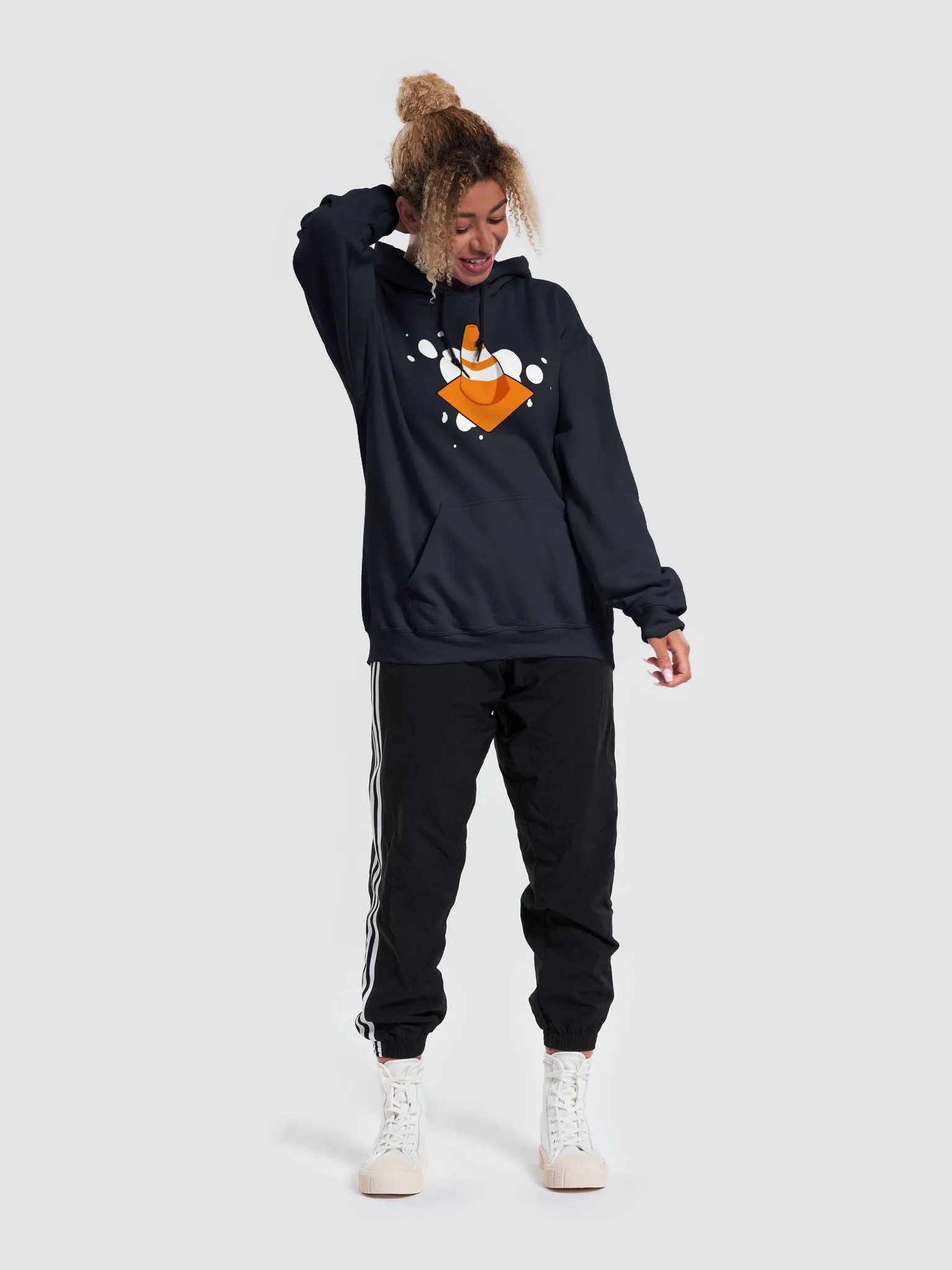 Traffic Cone Splatter Hoodie product image (4)