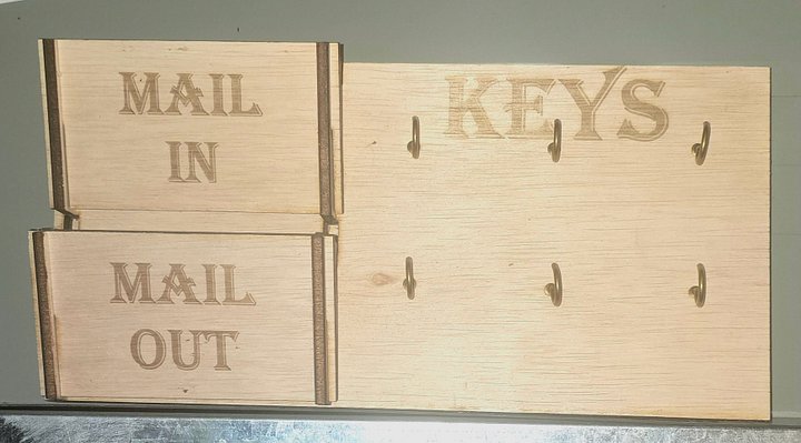 The Entryway Command Center: Custom Key & Mail Organizer product image (1)