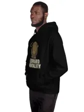 Leopard Mentality Minimalist Logo Graphic Streetwear Hoodie product image (4)