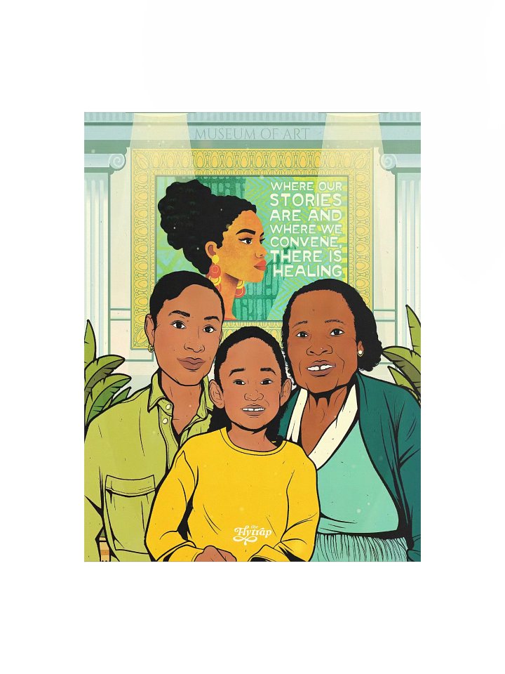 Where Our Stories Are 12" x 16" Poster product image (1)