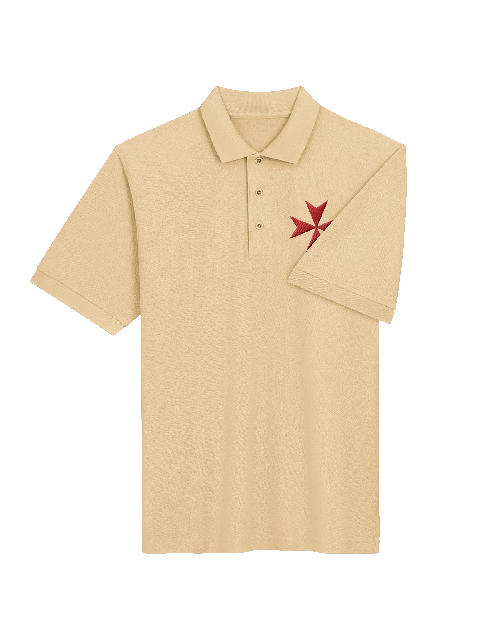 Maltese Cross Polo, Knights of Malta Embroidered Polo, Knights Hospitaller, Catholic Gifts, Christian Premium Polo product image (24)